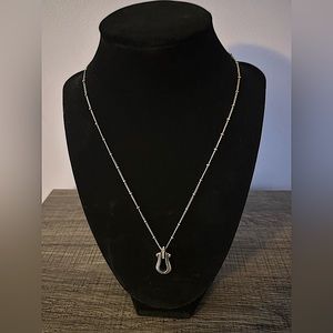 Brighton stirrup pendant necklace.